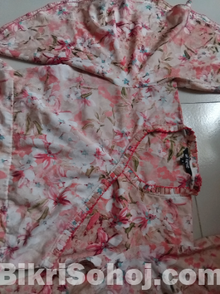 Pink Floral Kimono Style